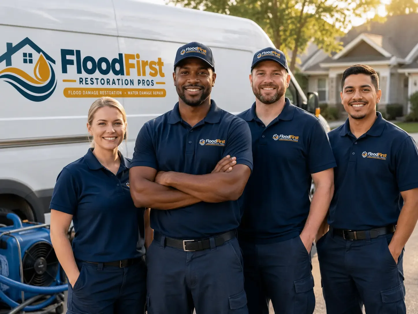 Flood Damage Restoration company in Kossuth, PA